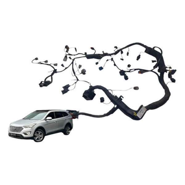 Chicote Motor Bicos Hyundai Santa Fe 3.3 V6 2014 2018