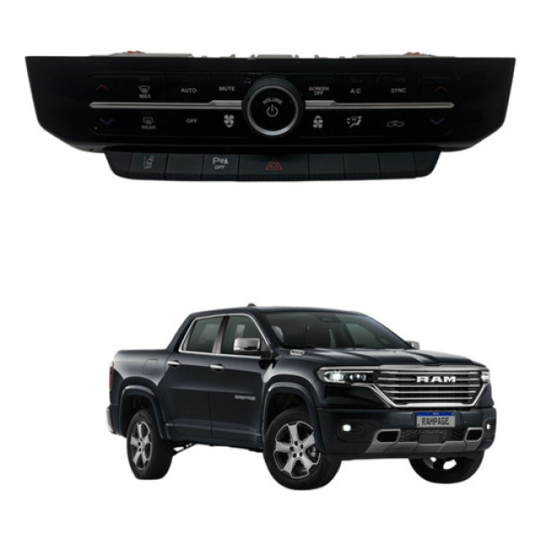 Comando Ar Condicionado Ram Rampage Laramie 2023 2024 2025