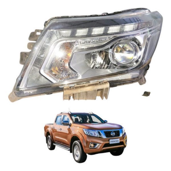 Farol Esquerdo Nissan Frontier 2017 2020 Com Xenon Original Esquerdo/motorista