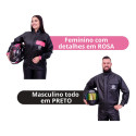 Capa Roupa Chuva Conjunto Motoqueiro Emborrachada Reforçada