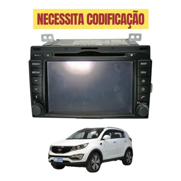 Multimídia Kit Kia Sportage 2014 2015 Original Rádio Tela