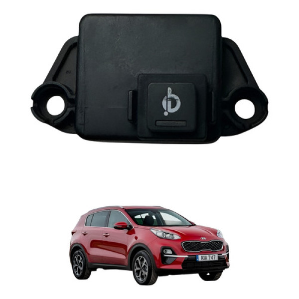 Botão Carregador Indução Kia Sportage 2.0 2017 2021 Preto