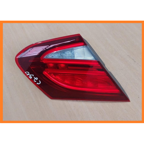 Lanterna Esquerda Tampa Traseira Mercedes C250 Coupe 15 A 19 Esquerdo Vermelho