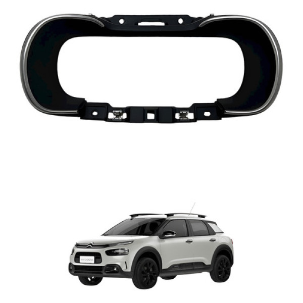 Moldura Painel Instrumento Citroen C4 Cactus 1.6 2019 2023 Preto