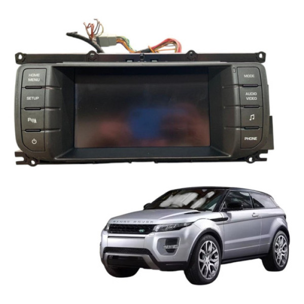 Tela Multimidia Range Rover Evoque 2013 2014 2015 Original Preto