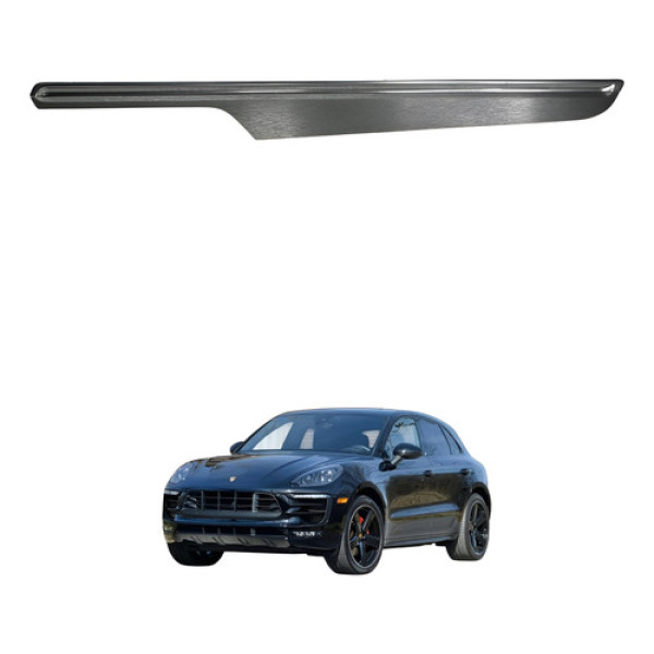 Friso Acabamento Painel Porsche Macan 3.0 2016 2019 Esquerdo Preto