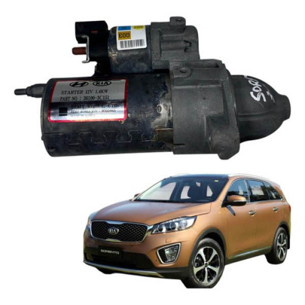Motor Partida Arranque Kia Sorento 3.3 2014 2017 361003c151