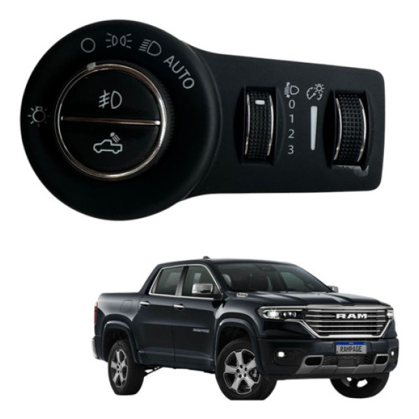 Botao Comando Chave Luz Farol Rampage Laramie 2023 2024 2025