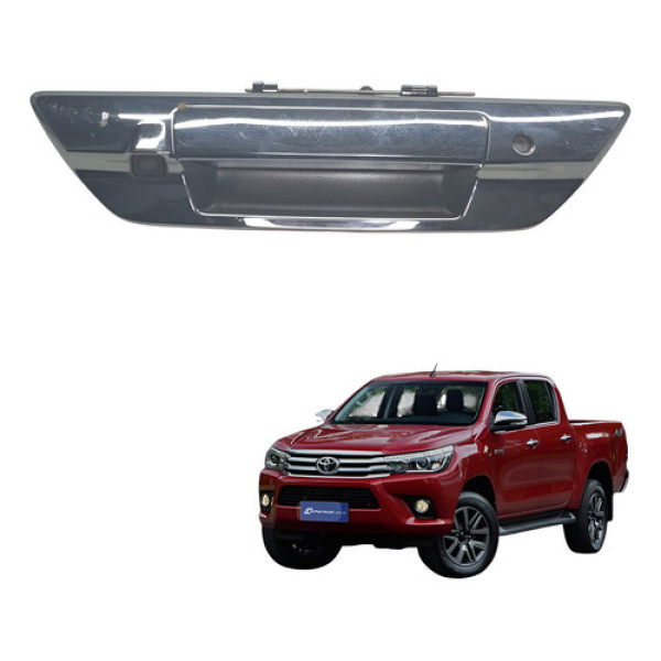Macaneta Tampa Cacamba Com Camera Toyota Hilux 2016 2020