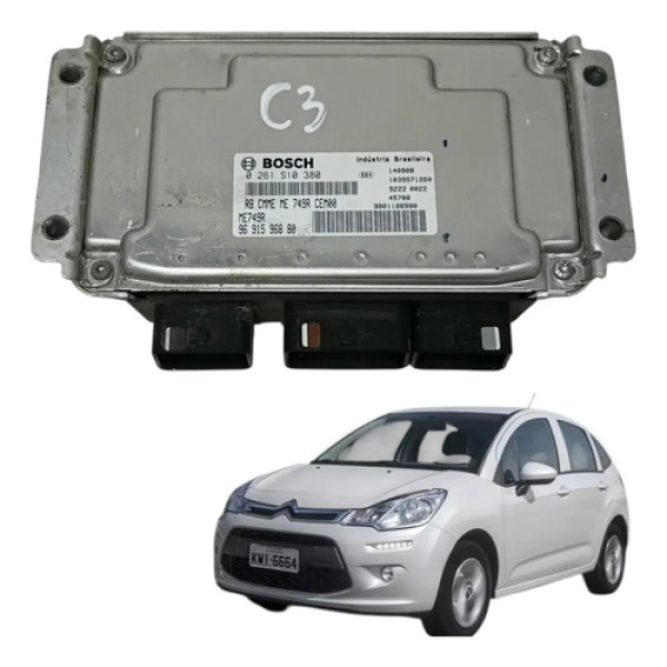 Módulo Injecao Citroen C3 2014 2015 0261s10380 Automático
