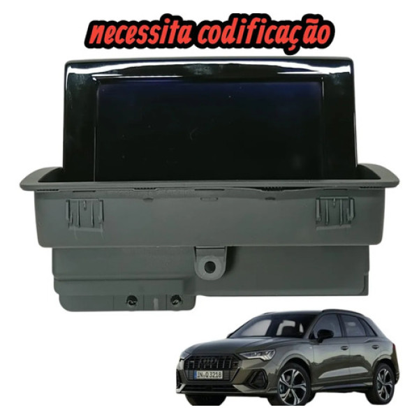 Tela Central Multimidia Audi Q2 2.0 2015 2016 8uo857273b6ps0 Preto