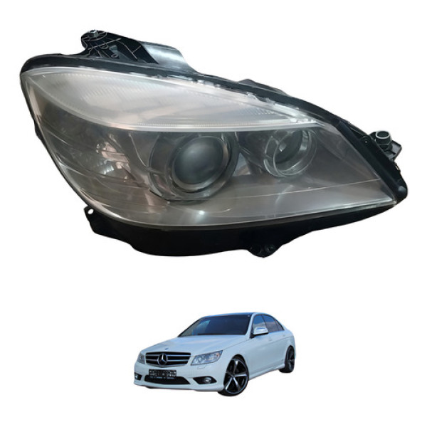 Farol Direito Com Xênon Mercedes C250 C280 2008 A 2011 Direito/passageiro