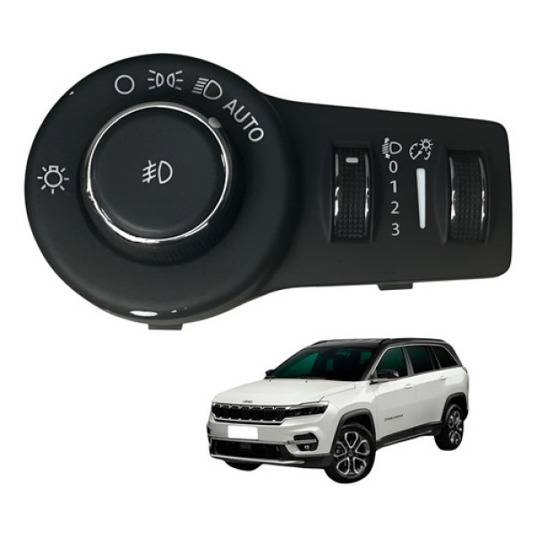 Comando Botao Luz Farol Painel Jeep Commander 2022 2024