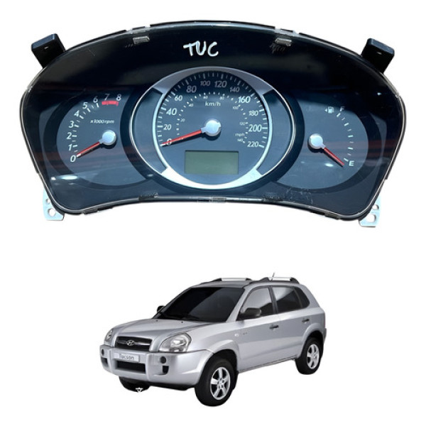 Painel Instrumentos Tucson 2.0 2007 2015 Original Conta Giro Preto