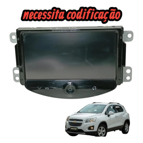 Radio Multimidia Chevrolet Tracker 2014 2015 95333728 Preto
