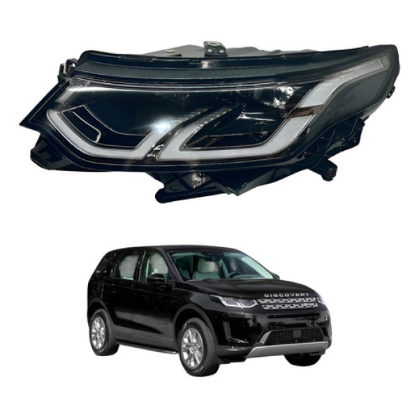 Farol Esquerdo Discovery Sport 2020 2021 2022 Led C Modulo Esquerdo/motorista