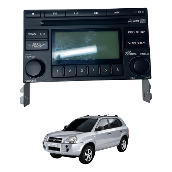 Radio Som Hyundai Tucson 2007 2008 2009 2010 Original