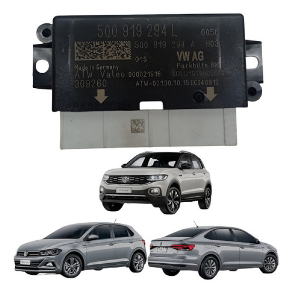 Sensor Modulo Estacionamento Polo Virtus T-cross 2018 2019 Preto