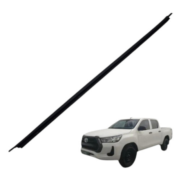 Pestana Porta Dianteira Esquerda Toyota Hilux 2006 2015 Preto