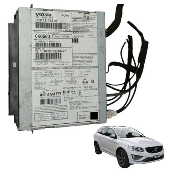 Modulo Radio Som Volvo Xc60 2013 2014 2015 Vob29053020477