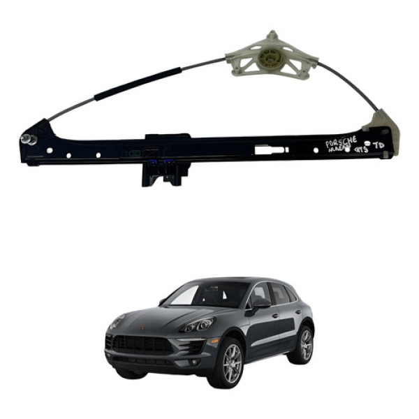 Maquina Vidro Porsche Macan 2016 2018 Traseira Direita