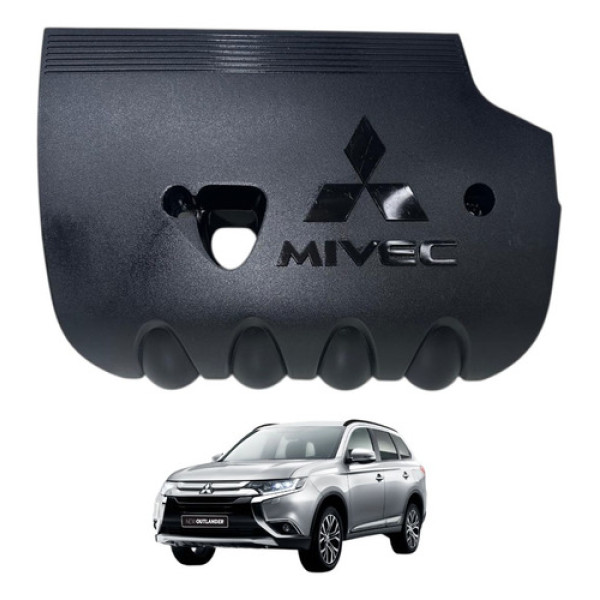Capa Motor Tampa Mitsubishi Outlander 2.0 2016 2020 Preto
