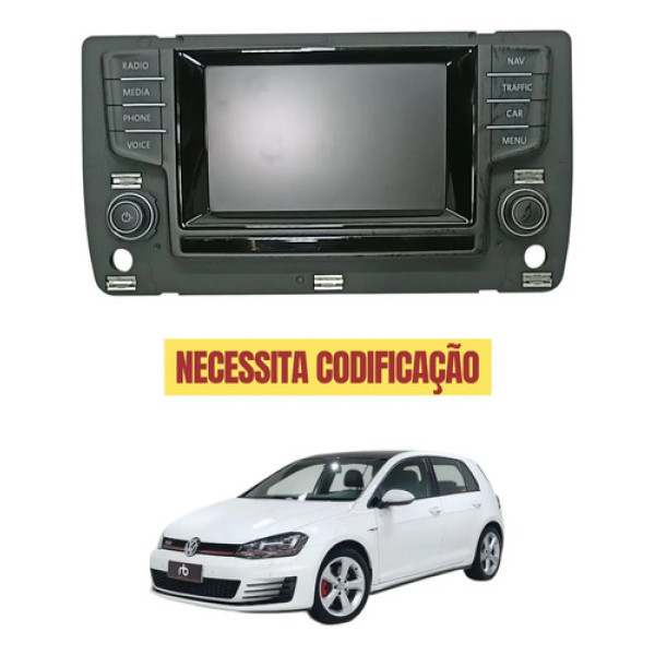 Multimidia Volkswagen Golf Gti 2014 2015 Preto