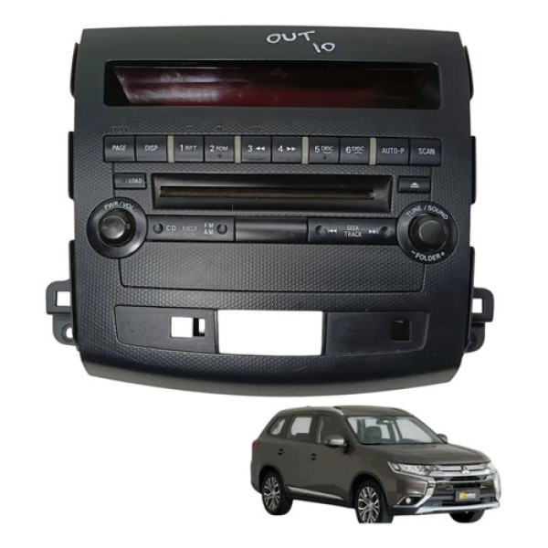 Radio Som Outlander 2010 2011 2012 2013 8002a066xa