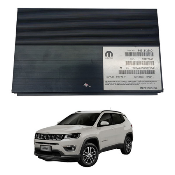 Modulo Amplificador Som Jeep Compass 2016 2021 68312125ad Preto