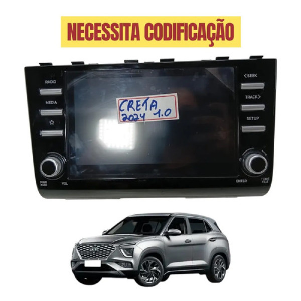 Multimídia Tela Hyundai Creta 2022 2023 2024