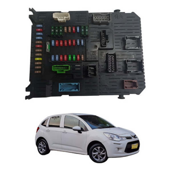 Modulo Caixa De Fusivel Bsi Citroen C3 1.5 2013 2015