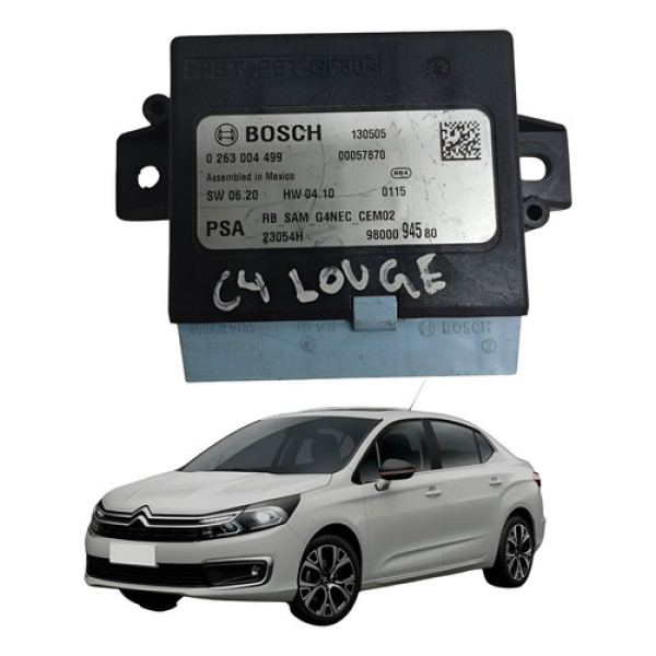 Modulo Sensor Estacionamento C4 Lounge 2013 2016 0263004499 Preto