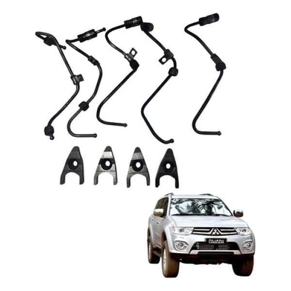 Cano Trava Bico Injetor Dakar L200 Triton 2013 2016 3.2 Jogo