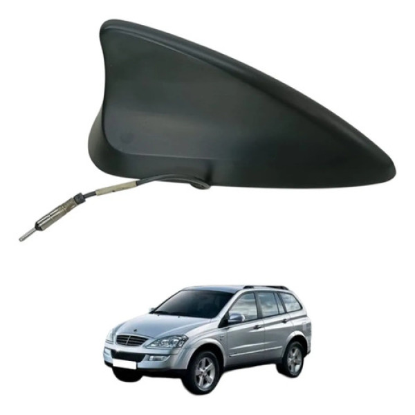 Antena De Teto Tubarao Ssangyong Kyron 2010 2011 2012 Preto