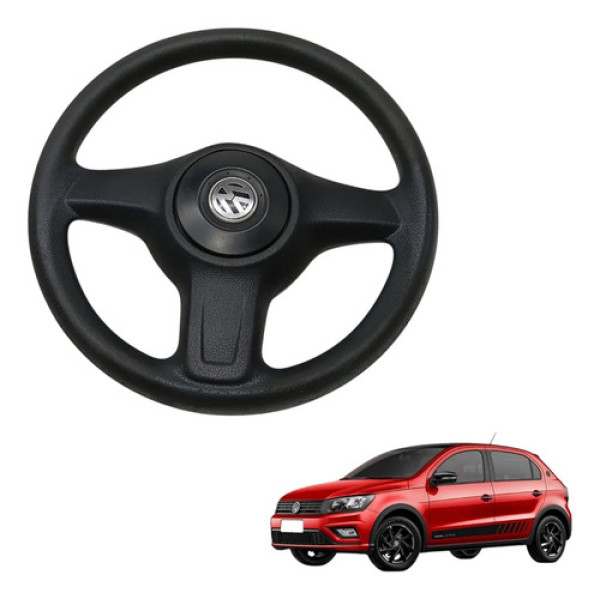Volante Direcao Volkswagen Gol G5 2010 2014 Original Preto