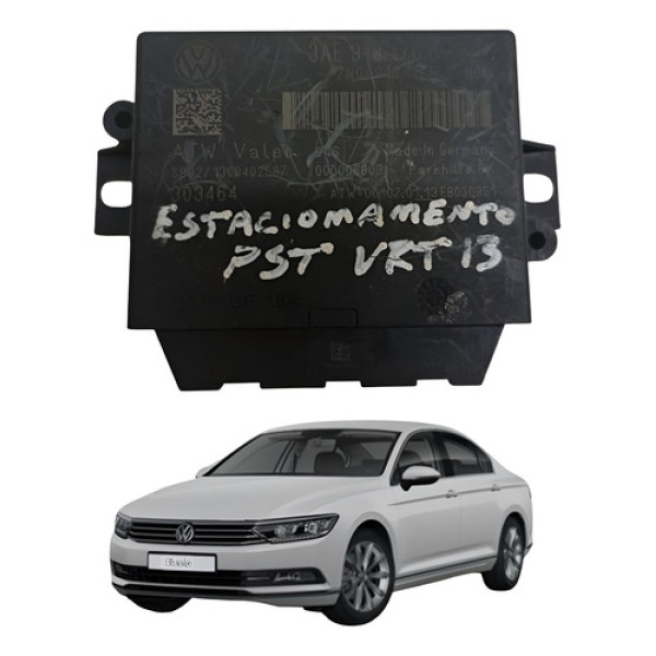 Modulo Sensor Estacionamento Vw Passat 2011 2015 3ae919475b Preto