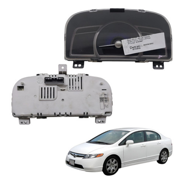 Painel Instrumentos Honda Civic 2008 1.8 Lxs Automatico Preto