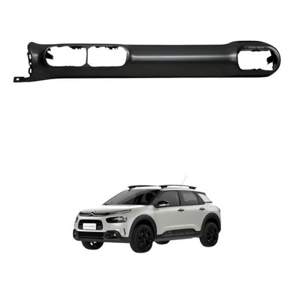 Moldura Painel Central Citroen C4 Cactus 1.6 2019 2023 Preto