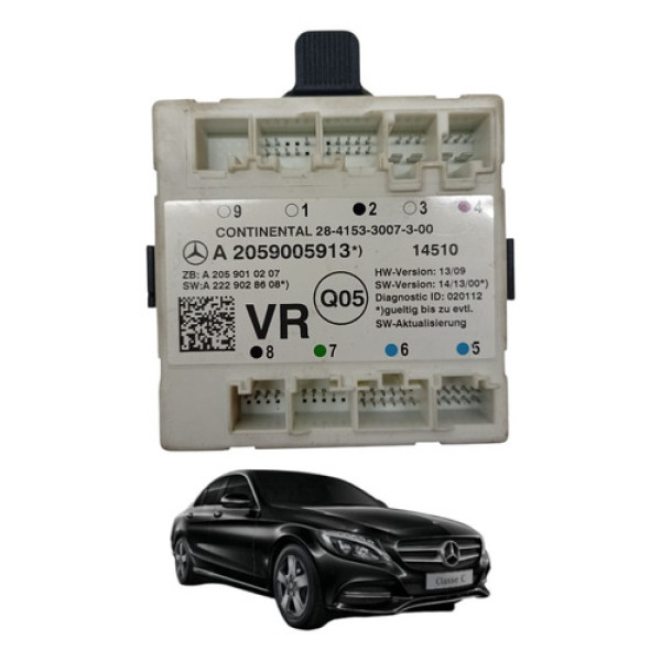 Modulo Porta Dianteira Direita Mercedes Benz C200 2015 2016
