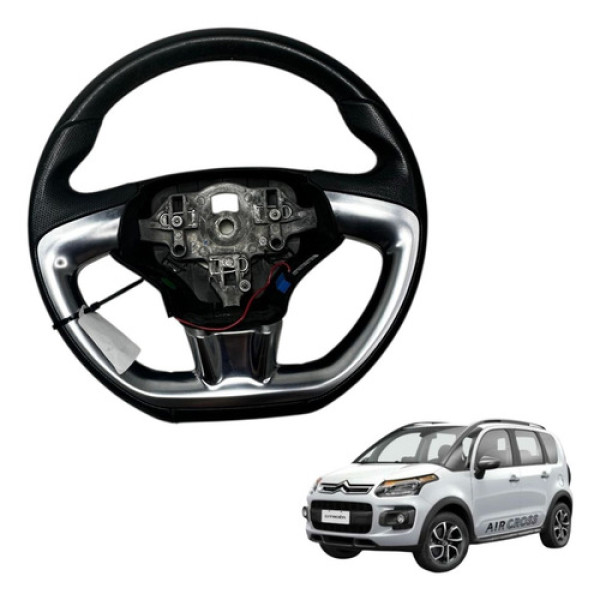 Volante Direcao Citroen C3 Aircross 2014 2018 Original Preto