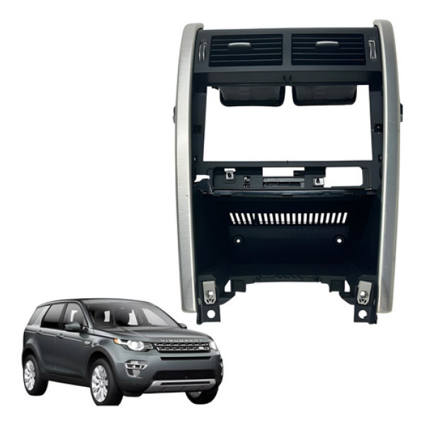Moldura Central Painel Discovery Sport 2015 2018 Cinza