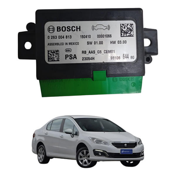 Modulo Sensor Estacionamento Peugeot 408 2015 2016 026300481 Preto