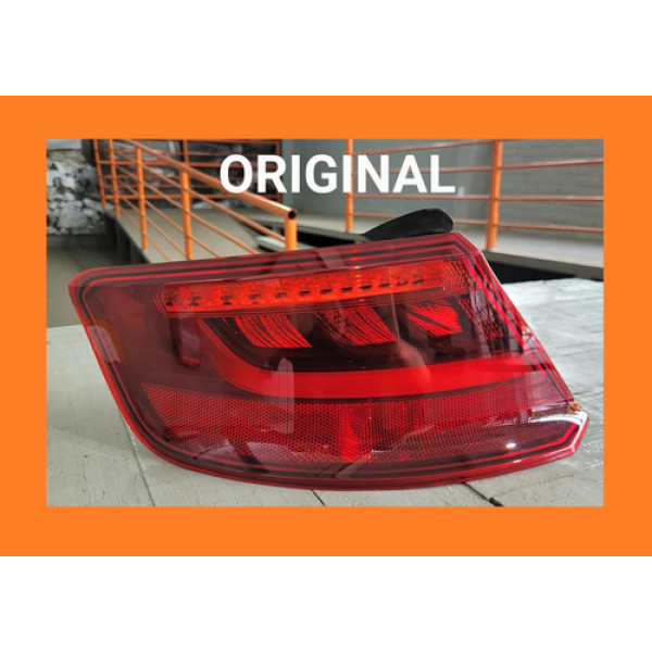 Lanterna Traseira Esquerda Audi A3 Hatch 2013 2014 2015 2016 Esquerdo Vermelho