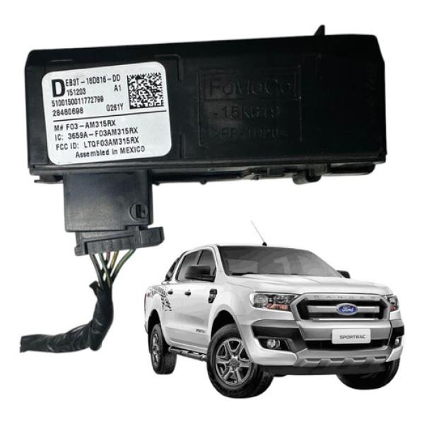 Modulo Central Teto Ford Ranger 2015 2018 Debt18d816dd Preto