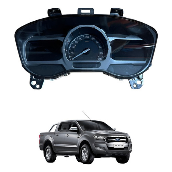 Painel Instrumento Ford Ranger 3.2 Diesel 2018 Gb3t10849hb3e Preto