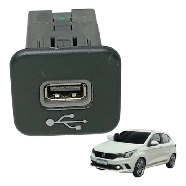 Entrada Conector Usb Fiat Argo Cronos 2017 2018 2019