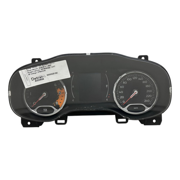 Painel Instrumento Jeep Renegade Diesel 2.8 2015 A 2020 Preto