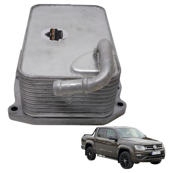 Radiador Resfriador Oleo Motor Vw Amarok 3.0 V6 2018 2024