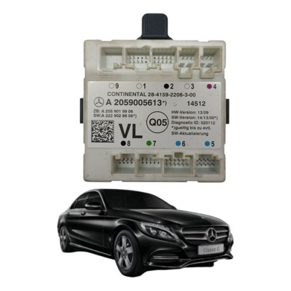 Modulo Porta Dianteiro Esquerdo Mercedes Benz C200 2015 2016