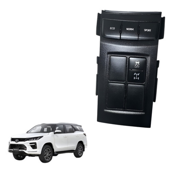 Moldura Botao Controle Tracao Toyota Sw4 2.8 2021 2024